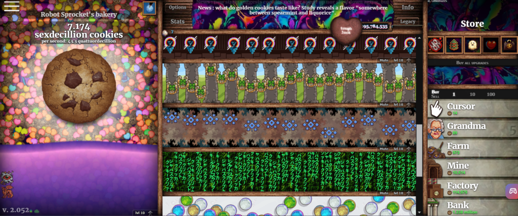 Cookie Clicker Screenshot