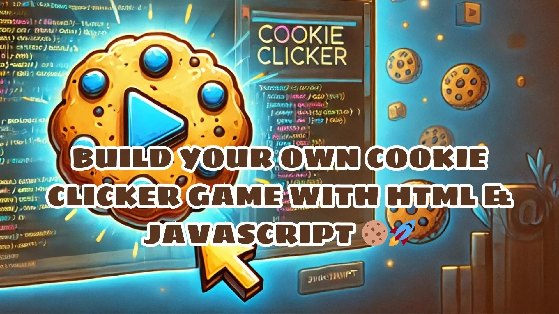 BUILD YOUR OWN COOKIE CLICKER GAME WITH HTML & JAVASCRIPT 🍪🚀