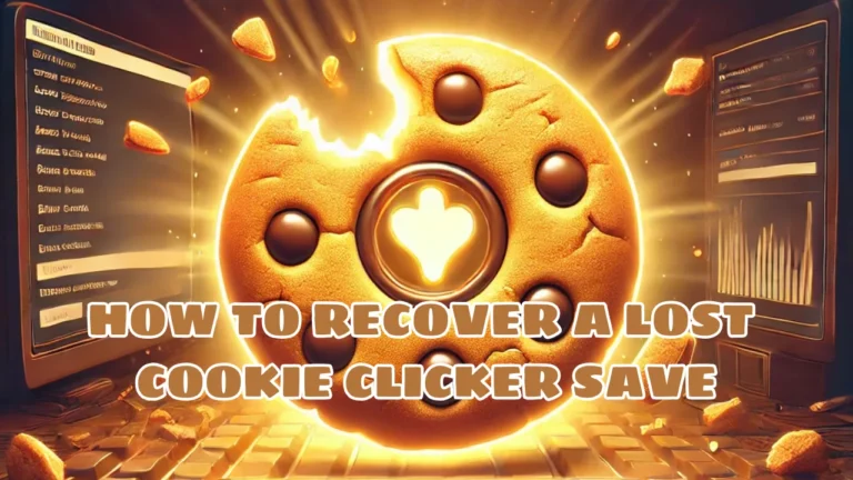 HOW TO RECOVER A LOST COOKIE CLICKER SAVE