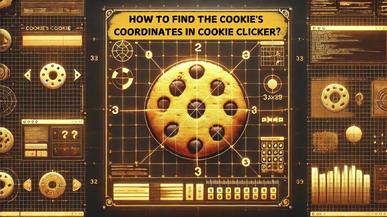 HOW TO FIND THE COOKIE'S COORDINATES IN COOKIE CLICKER?