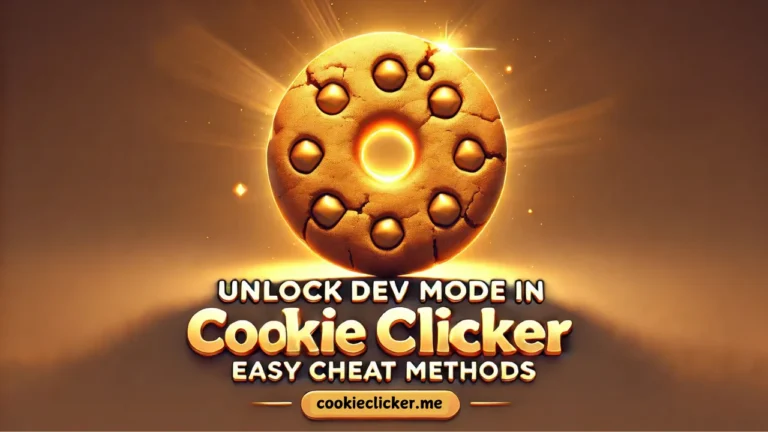 UNLOCK DEV MODE IN COOKIE CLICKER: EASY CHEAT METHODS